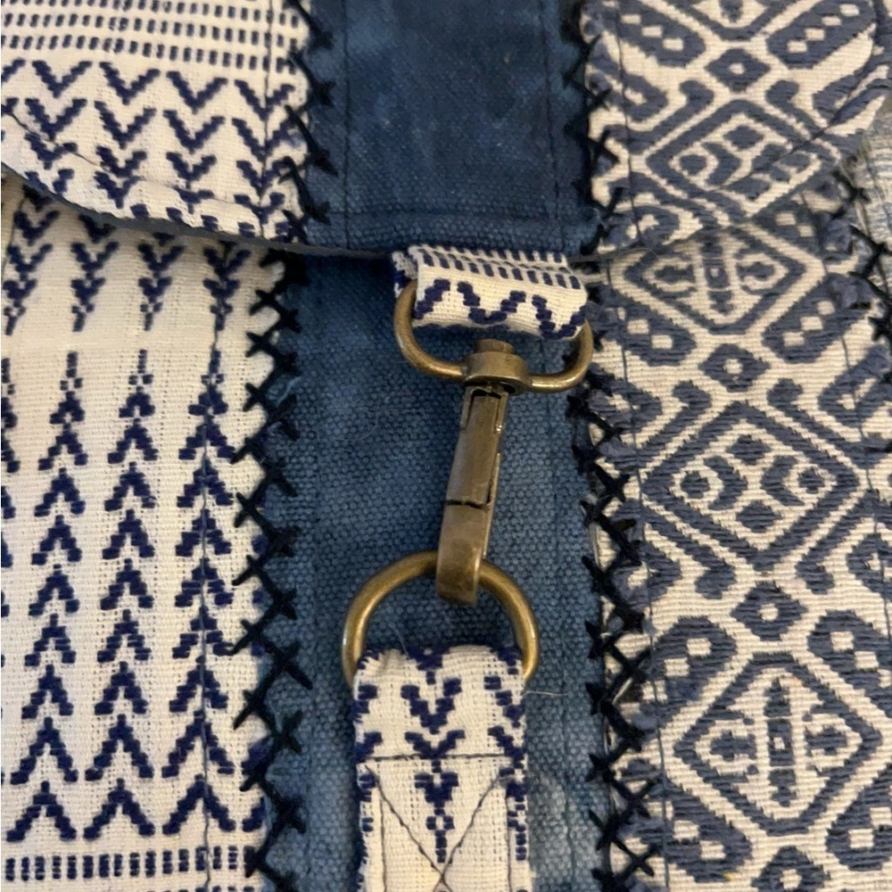 Demdaco Your Journey
Indigo Blue Patchwork
Backpack. - Picture 7 of 16